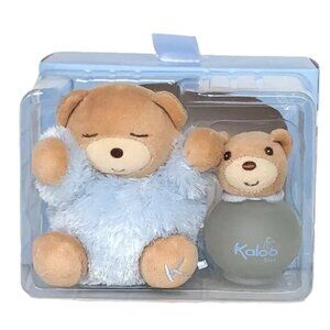 NIB Kaloo  Blue Fluffy  Bear & Scented Water Set Kids' Perfume 50ml